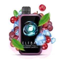 Одноразка Pod Elf Bar BC20000 Touch 750mAh Cranberry Grape Ice 5% (Клюква + Виноград)