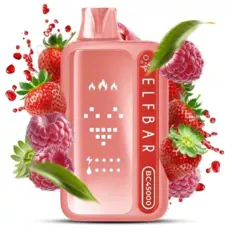 Одноразка Pod Elf Bar BC45000 25 мл Red Raspberry Strawberry 5% (Малина + Полуниця)