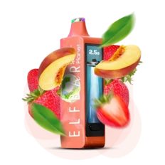 Одноразка Pod Elf Bar Planet 25000 800 mAh Strawberry Peach 5% (Персик + Полуниця)
