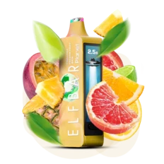 Одноразка Pod Elf Bar Planet 25000 800 mAh Pineapple Passion Fruit Baja 5% (Ананас + Маракуя + Цитрусові)