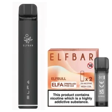 Elf Bar Elfa Pod Prefilled Starter Kit 850mAh Elfbull Black