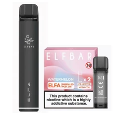 Elf Bar Elfa Pod Prefilled Starter Kit 850mAh Watermelon Black