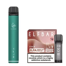 Elf Bar Elfa Pod Prefilled Starter Kit 850mAh Cola Green