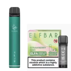 Elf Bar Elfa Pod Prefilled Starter Kit 850mAh Strawberry Kiwi Green