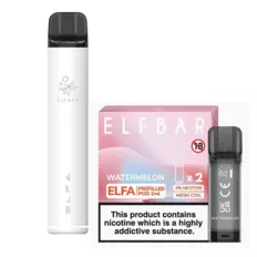 Elf Bar Elfa Pod Prefilled Starter Kit 850mAh Watermelon White