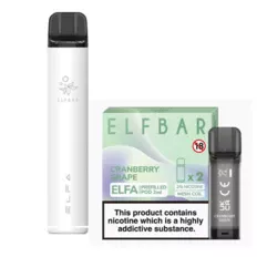 Elf Bar Elfa Pod Prefilled Starter Kit 850mAh Cranberry Grape White
