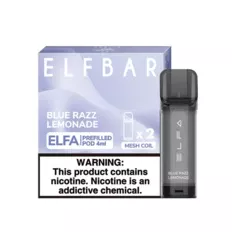 Картриджі для вейпу Elf Bar Elfa 2 мл 5% Blue Razz Lemonade 2 шт. (Малина + Чорниця)