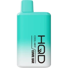 Одноразовий Pod HQD Cuvie Bar 7000 Cool Mint 5% (Морозна м'ята)
