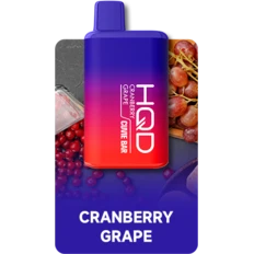 Одноразовий Pod HQD Cuvie Bar 7000 Cranberry Grape 5% (Журавлина з винорадом)