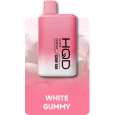 Одноразовий Pod HQD Cuvie Bar 7000 White Gummy 5% (Маршмелоу)