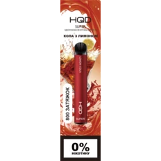 Одноразка Pod HQD Super Cola Lemon 0% (Кола с лимоном)