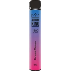 Одноразовый POD Aroma King Bar 1500 5 мл 5% Ледяная малина