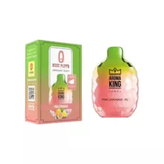 Безникотиновый одноразовый Pod Aroma King Jewel 8000 650 mAh Pink Lemonade 0% (Лимонад с красных ягод)