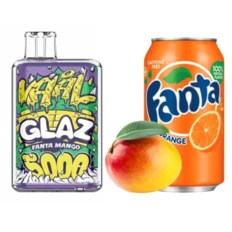 Безникотиновый одноразовый Pod Joyetech VAAL Glaz 5000 Fanta Mango 650 мАч 0% (Манговая фанта)