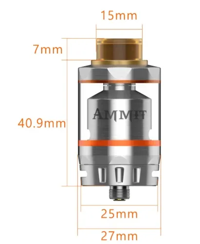 GeekVape Ammit RTA Dual Coil Version Silver - Фото 6