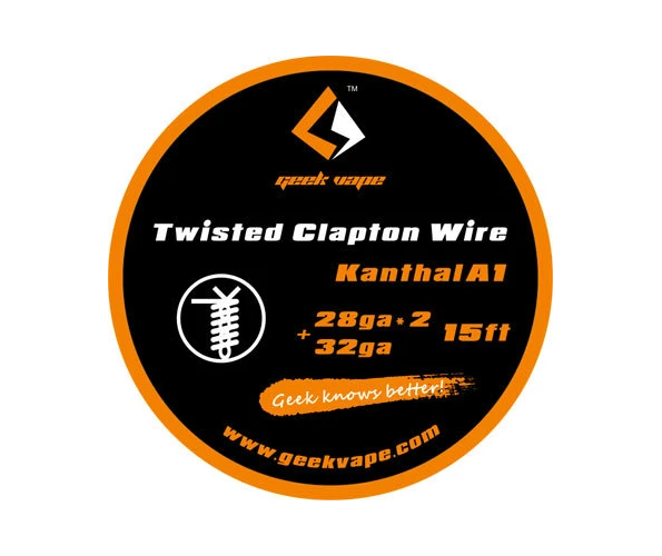 Проволока GeekVape Clapton Wire Kanthal KA1 Tape Wire (28GA x 2 + 32GA) 15 ft