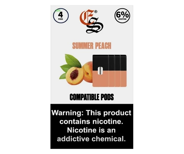 Картриджі для вейпу Eonsmoke Pods 60 мг 4 шт Peach