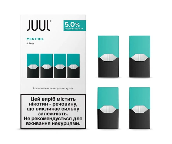 Картриджі для вейпу JUUL Menthol 4 шт.