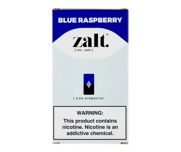 Картриджі для вейпу Zalt 50 мг Blue Raspberry 4 шт