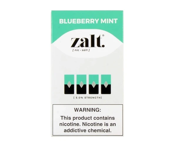 Картриджи для вейпа Zalt 50 мг Blueberry Mint 4 шт