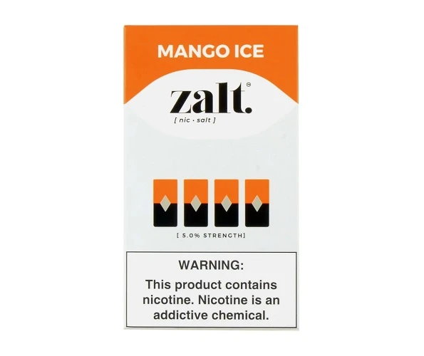 Картриджи для вейпа Zalt 50 мг Mango Ice 4 шт