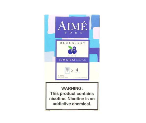 Картриджи для вейпа Aime Pods Compatible with JUUL Blueberry 4 шт.