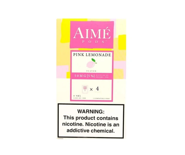Картриджі для вейпу Aime Pods Compatible with JUUL Pink Lemonade 4 шт.