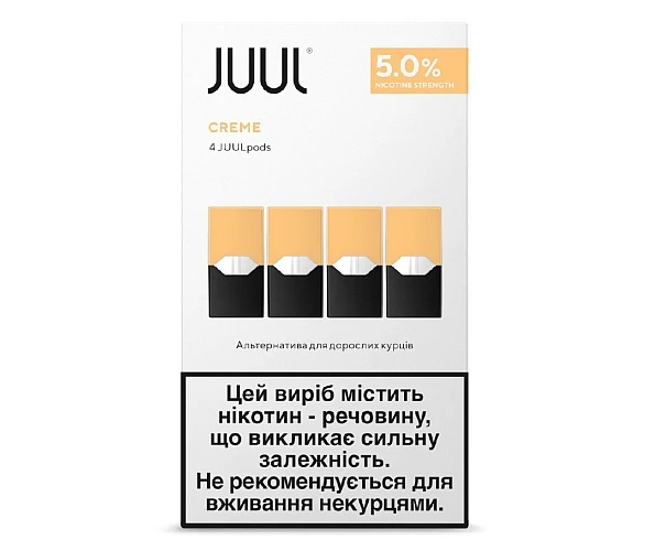 Картриджи для вейпа JUUL Cream Brulee 4 шт.