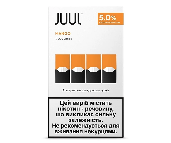 Картриджи для вейпа JUUL Mango 4 шт.