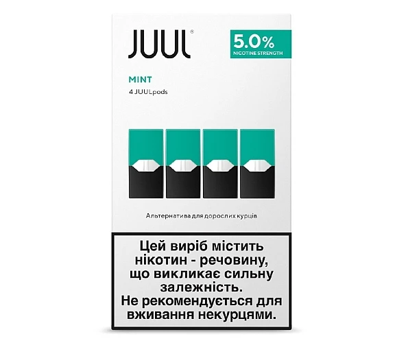 Картриджи для вейпа JUUL Cool Mint 4 шт.