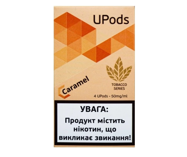 Картриджи для вейпа Upods Tobacco Edition Cartridge 50 мг 0.7 мл 4 шт Карамель