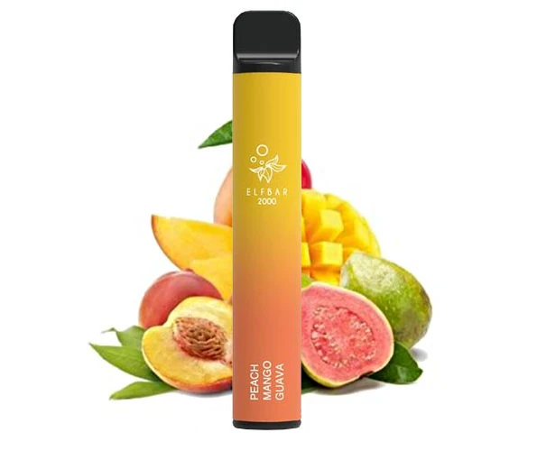 Одноразка Pod Elf Bar 2000 6,5 мл 5% Peach Mango Guava (Персик + манго + гуава)