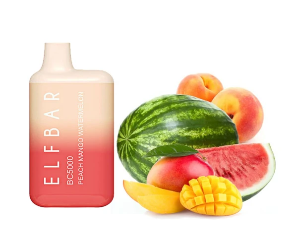 Одноразка Pod Elf Bar BC5000 13 мл 5% Peach Mango Watermelon (Персик + манго + кавун)