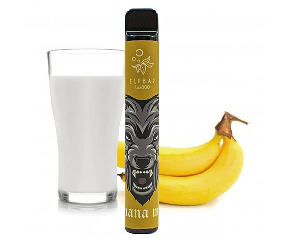Одноразка Pod Elf Bar Lux 800 550 mAh Banana Milk 5% (Банановое молоко)