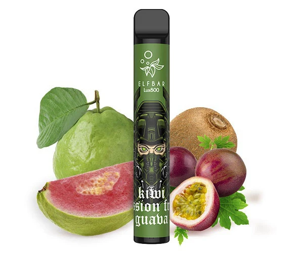 Одноразка Pod Elf Bar Lux 800 550 mAh Kiwi Passionfruit Guava 5% (Ківі з маракуею та гуавою)