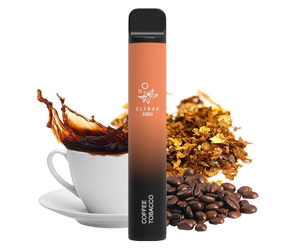 Одноразка Pod Elf Bar 2000 6,5 мл 5% Coffee Tobacco (Кофе + табак)