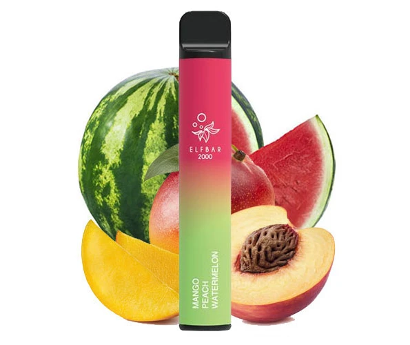 Одноразка Pod Elf Bar 2000 6,5 мл 5% Mango Peach Watermelon (Манго + персик + арбуз)