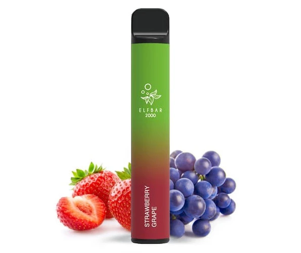 Одноразка Pod Elf Bar 2000 6,5 мл 5% Strawberry Grape (Клубника + виноград)