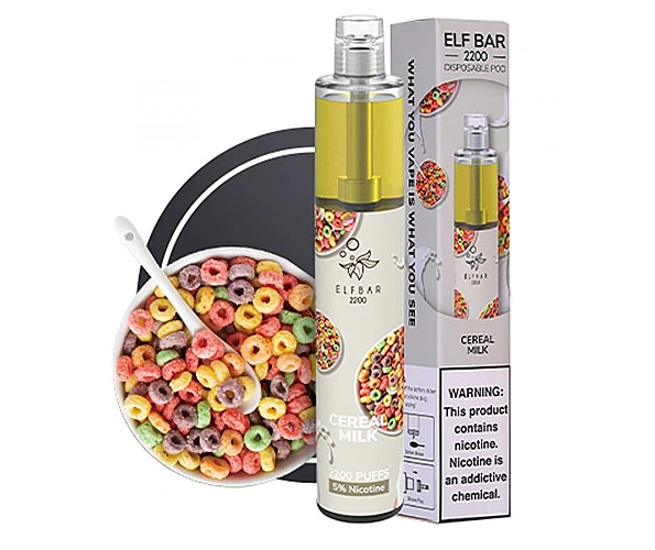 Одноразка Pod Elf Bar 2200 1250mAh Cereal Milk 5% (Мюслі)