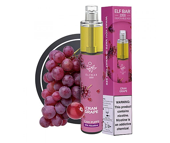 Одноразка Pod Elf Bar 2200 1250mAh Cran Grape 5% (Журавлина з гуавою)