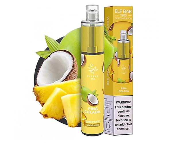 Одноразка Pod Elf Bar 2200 1250mAh Pina Colada 5% (Ананас з кокосом)
