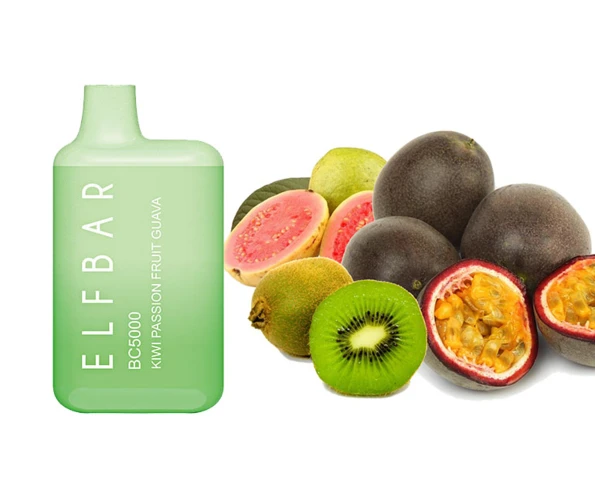 Одноразка Pod Elf Bar BC5000 13 мл 5% Kiwi Passionfruit Guava (Киви + маракуя + гуава)