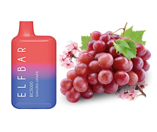 Одноразка Pod Elf Bar BC5000 13 мл 5% Sakura Grape (Вишня + виноград)