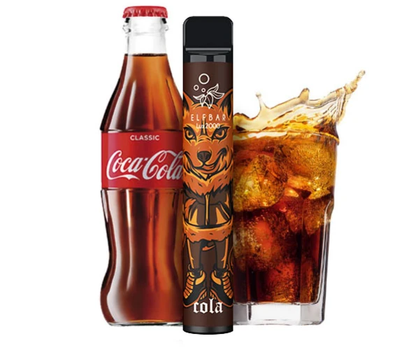 Одноразка Pod Elf Bar 2000 Lux 6.5мл 5% Cola (Кола)