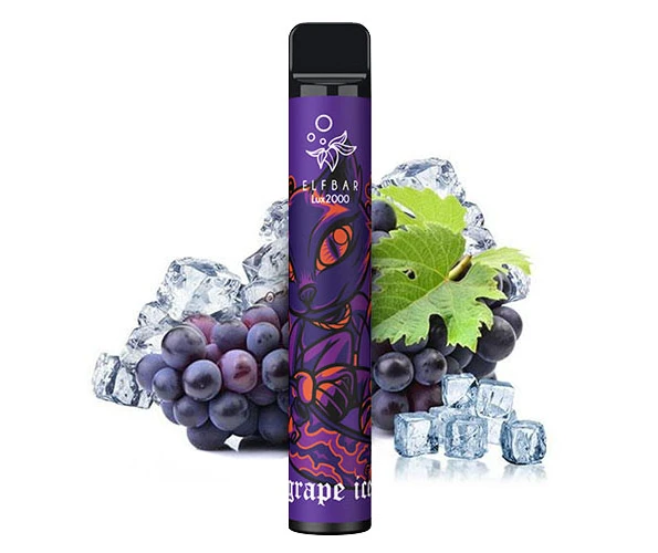 Одноразка Pod Elf Bar 2000 Lux 6.5мл 5% Grape Ice (Виноград)