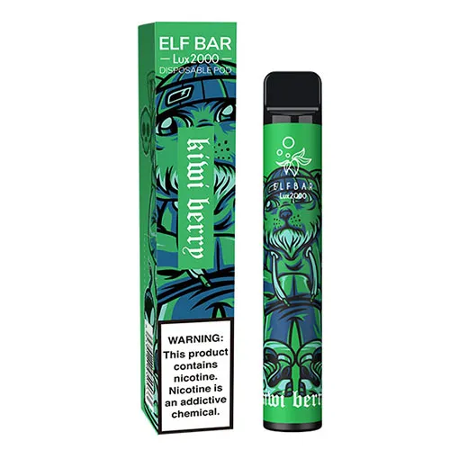 Одноразка Pod Elf Bar 2000 Lux 6.5мл 5% Kiwi Berry (Киви + ягоды) - Фото 2