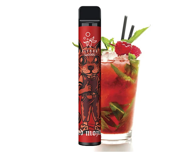 Одноразка Pod Elf Bar 2000 Lux 6.5мл 5% Red Mojito (Ягодный мохито)