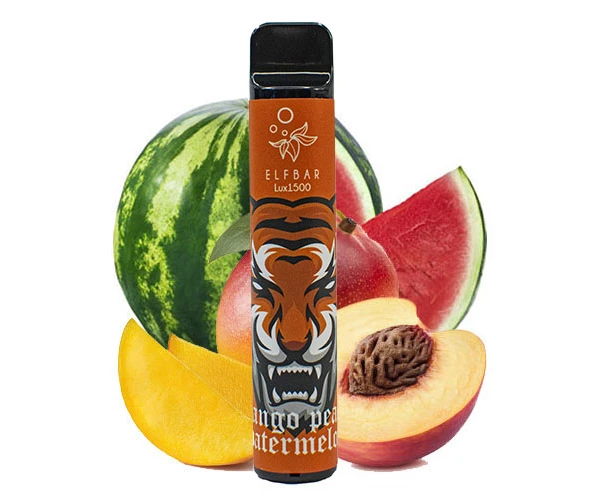 Одноразка Pod Elf Bar 1500 Lux 4,8 мл 5% Mango Peach Watermelon (Манго + персики+ арбуз)