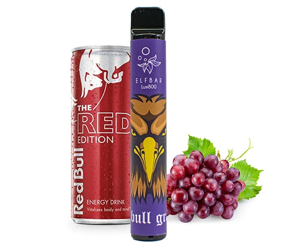 Одноразка Pod Elf Bar Lux 800 550 mAh Energy Grapes 5% (Виноградний енергетик)