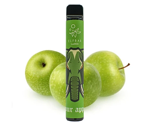 Одноразка Pod Elf Bar Lux 800 550 mAh Sour Apple 5% (Кисле яблуко)